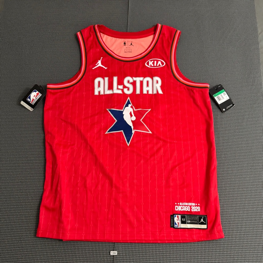 Jordan Joel Embiid 21 2020 NBA All-Star Chicago Red Swingman XL NWT